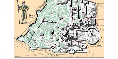מפת מוזיאון הוותיקן פריסה